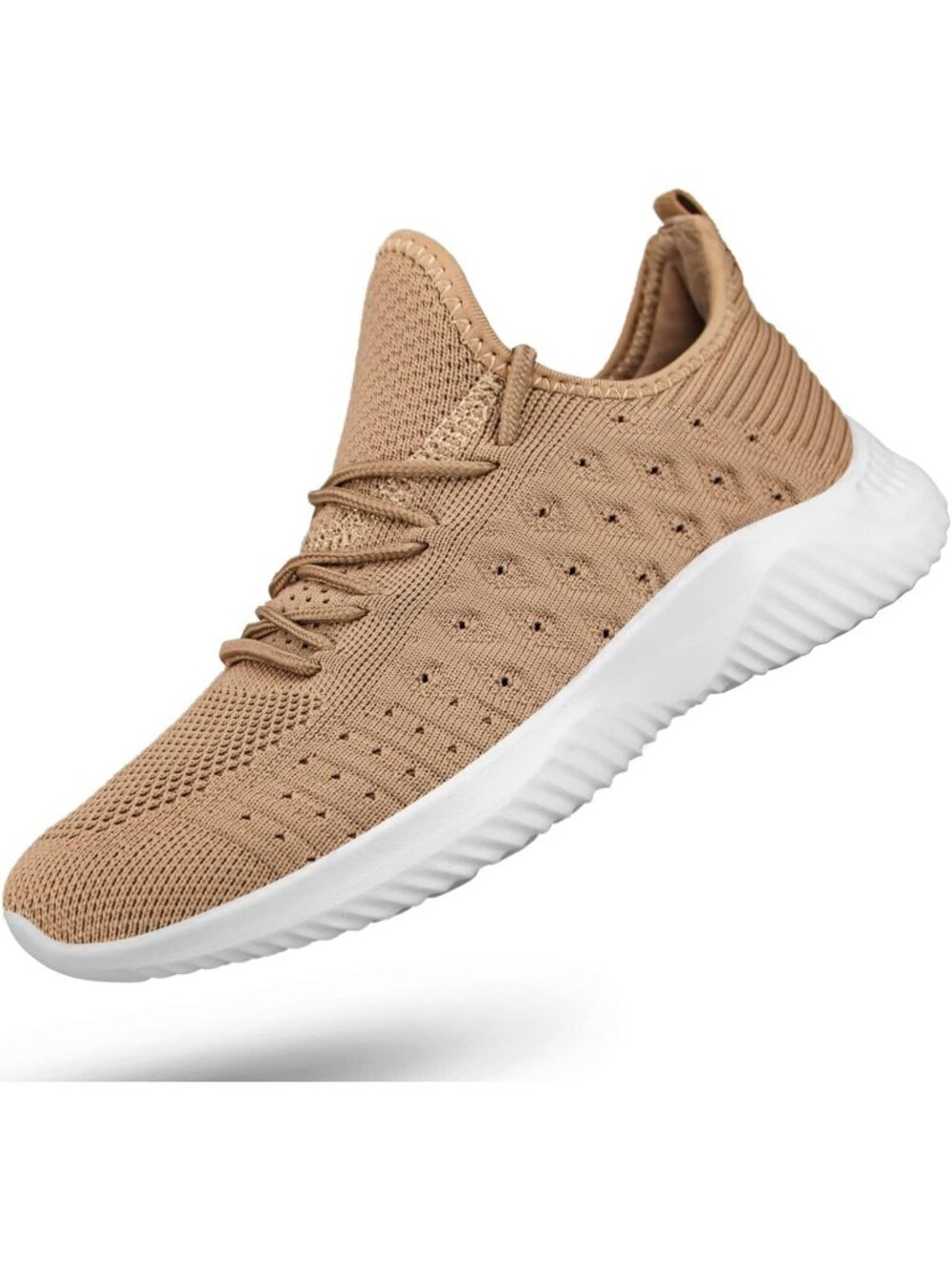 Women's Sandy Non Slip Lightweight Breathable Workout Slip On Walking Sneaker